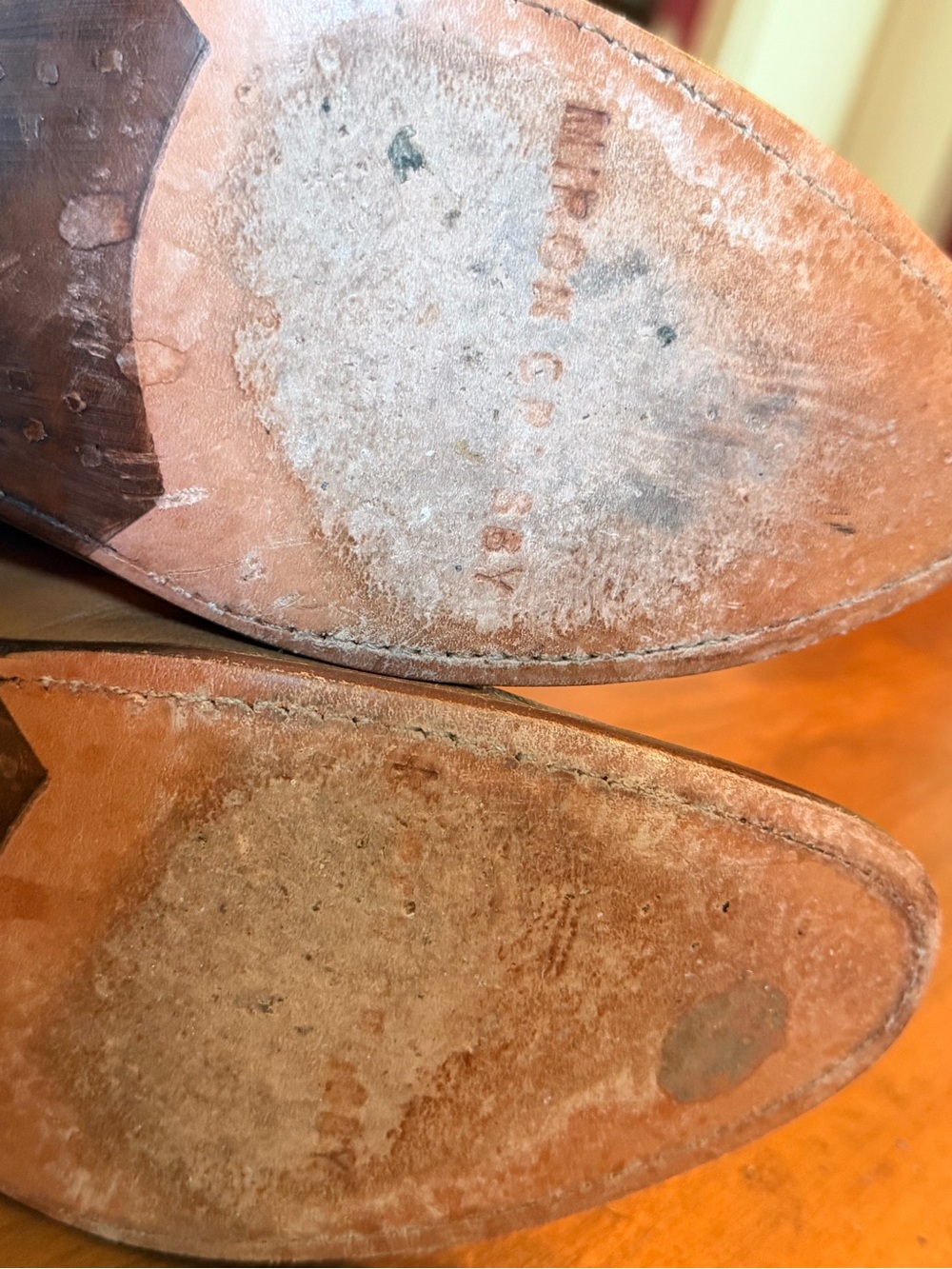 Miron Crosby Samantha Leather Cowboy Boots in Light Blue, cream, and Tan - Picture 8 of 15